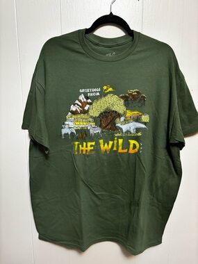 Disneyland The Wild Graphic Tee - Forest Green